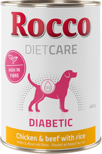 Rocco Diet Care Diabetic Kylling & Okse med ris 400g 24 x 400 g