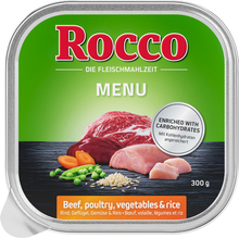 Rocco Menu 9 x 300 g - Nötkött & höns