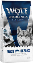 Økonomipakke: 2 x 12 kg Wolf of Wilderness - Elements: Vast Oceans Fisk