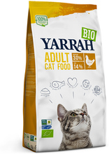 Yarrah Bio økologisk kattemat med økologisk kylling - Økonomipakke: 2 x 2,4 kg
