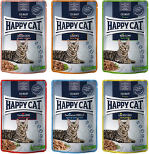 Happy Cat Pouch Meat in Sauce 12 x 85 g - Mix I
