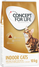 Concept for Life Indoor Cats - förbättrad formel! - Ekonomipack: 2 x 10 kg