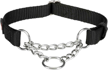 Trixie Premium Pull Stop-halsbånd svart - Størrelse S-M: 30-40 cm nakkeomkrets, B 15 mm