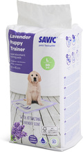 Savic Puppy Trainer Pads med lavendeldoft - Large: L 60 x B 45 cm, 30 st