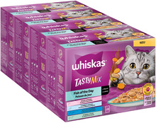 Multipack Whiskas Tasty Mix portionspåsar 48 x 85 g - Fish of the Day in Sauce