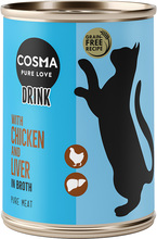 Cosma Drink 6 x 100 g - Kylling & kyllinglever