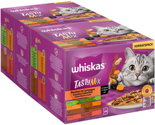 72 + 24 gratis! 96 x 85 g Whiskas - Tasty Mix: Country Collection i saus