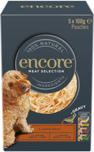 Ekonomipaket Encore Dog Gravy Pouch Mix 20 x 100 g - Meat Selection (3 Sorter)