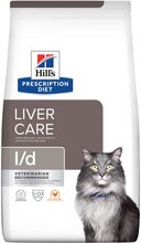 Hill's Prescription Diet l/d Liver Care med høns - økonomipakke: 3 x 1,5 kg