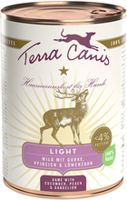 Terra Canis Light 6 x 400 g Vilt med gurka, persika och maskros