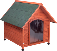 Spike Komfort hundehus med plastic-dør - Str. XL: B 96 x L 112 x H 105 cm