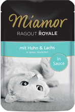 Miamor Ragout Royale i saus 44 x 100 g - Kylling & laks