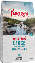 Purizon Large Adult Kylling & Fisk - kornfri - Økonomipakke: 2 x 6,5 kg