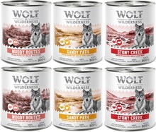 10 % Rabatt! Wolf of Wilderness mixpakker - 6 x 800 g (bokser): SENIOR 2x Fjærkre & storfe, 2x Fjærkre & gris, 2x Fjærkre & Kylling