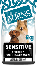 Burns Adult & Senior Sensitive - Chicken & Wholegrain Maize - 6 kg