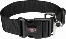 Trixie Premium -kaulapanta, musta - M–L: kaulanympärys 40–60 cm, L 50 mm