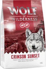 Wolf of Wilderness "Crimson Sunset" - Lam & Geit - 5 kg