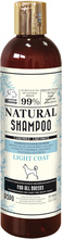 Super Beno Natural Shampoo för ljus päls - 2 x 300 ml