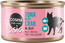 Cosma Thai/Asia i Gelé 6 x 85 g - Tunfisk & Kreps