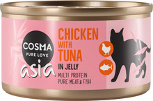 Cosma Thai/Asia i Gelé 6 x 85 g - Kylling & Tunfisk