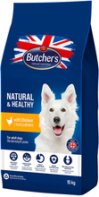 Butcher's Natural & Healthy med kylling - 2 x 15 kg