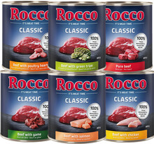 Rocco Classic blandet prøvepakke 6 x 800 g - Classic Mix 1: 6 Sorter