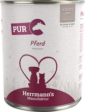 Herrmann's Ekologisk Pure Meat 6 x 800 g - Häst