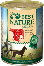 Best Nature Dog Adult 6 x 400 g - kalkkuna, nauta & porkkana