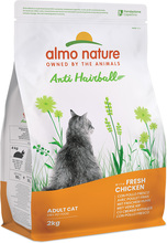 Økonomipakke Almo Nature Holistic 2 x store pakker - Holistic Anti Hairball Kylling & Ris (2 x 2 kg)