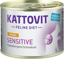 Økonomipakke: 24 x 185 g Kattovit Specialdiæt - Sensitive - Kylling (24 x 185 g)