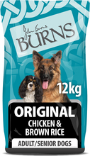 Burns Adult & Senior Original - Chicken & Brown Rice - Ekonomipack: 2 x 12 kg
