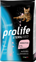 Prolife Cat Sensitive Sterilised Pork & Rice - 7 kg