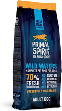Primal Spirit 70% Wild Waters Hundfoder - Dubbelförpackning: 2 x 12 kg
