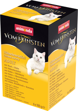Animonda vom Feinsten Adult Mixpaket 6 x 100 g - Kycklingvarianter (6 sorter)