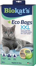 Biokat's Eco Bags XXL, engangsposer til kattetoilet - 12 stk.