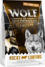 Wolf of Wilderness "Rocky Canyons" okse fra frittgående dyr – uten korn - 300 g