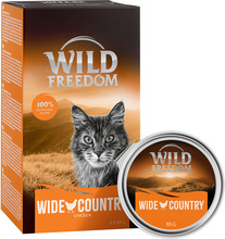 Ekonomipack: Wild Freedom Adult 24 x 85 g - Wide Country - Chicken Pure
