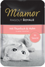Miamor Ragout Royale i saus 44 x 100 g - Tunfisk & kylling
