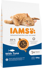 10 kg IAMS kattefôr til spesialpris! - Adult med tunfisk (10 kg)