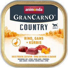 Animonda GranCarno Adult Country 22 x 150 g - Nötkött, gås & pumpa