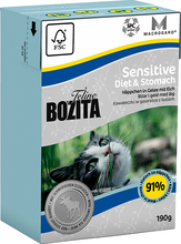 Økonomipakke Bozita Feline Tetra Recart 12 x 190 g - Diet & Stomach - Sensitive