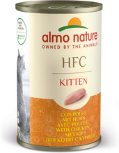 Ekonomipack: Almo Nature HFC 12 x 140 g - Kitten Kyckling