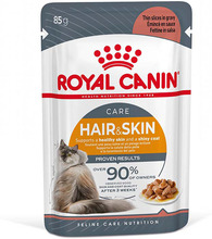 Royal Canin Hair & Skin Care - oheen märkäruoka: 12 x 85 g Royal Canin Intense Beauty in Gravy