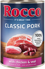 Ekonomipack: Rocco Classic Pork 12 x 400 g - Kyckling & kalv