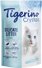 Tigerino Crystals Classic Sensitive (utan doft) kattsand - Ekonomipack: 6 x 5 l