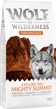 Økonomipakke: 2 x 12 kg Wolf of Wilderness - Explore: The Mighty Summit - Performance Kylling