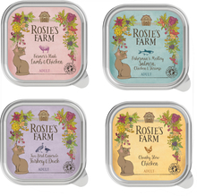 Rosie's Farm Adult 16 x 100 g - Mix-pakke (4 sorter)