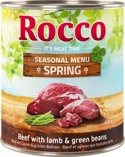Rocco-kevätmenu - lammas & vihreät pavut - 24 x 800 g
