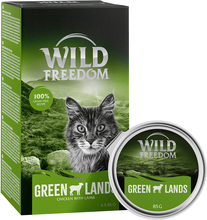 Ekonomipack: Wild Freedom Adult 24 x 85 g - Green Lands - Lamb & Chicken