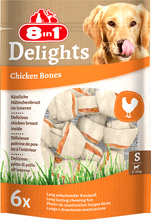 8in1 Delights -puruluut kanatäytteellä - säästöpakkaus S: 2 x 210 g (12 kpl)
